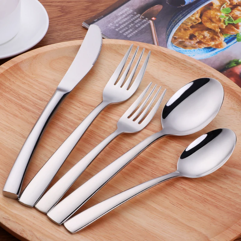Buyerstar Flatware Cutlery Stainless Steel 304 Spoon Fork Knife Silverware Set