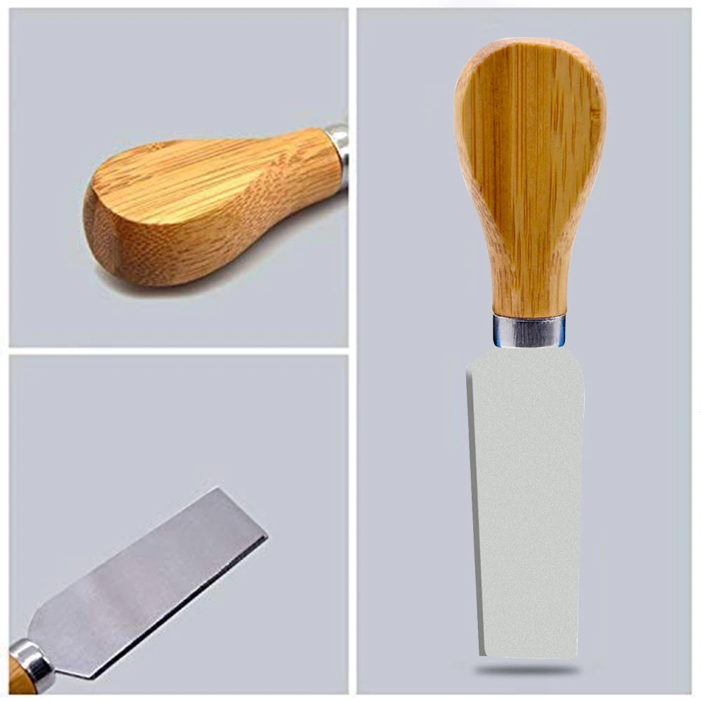 Wholesale Food Safety Bamboo Cheese Knife Set