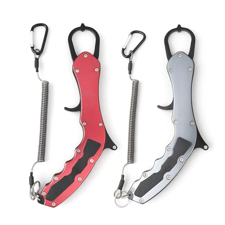 Aluminum Alloy Gun Shape Fishing Grip Outdoor Lure Fishing Tackle