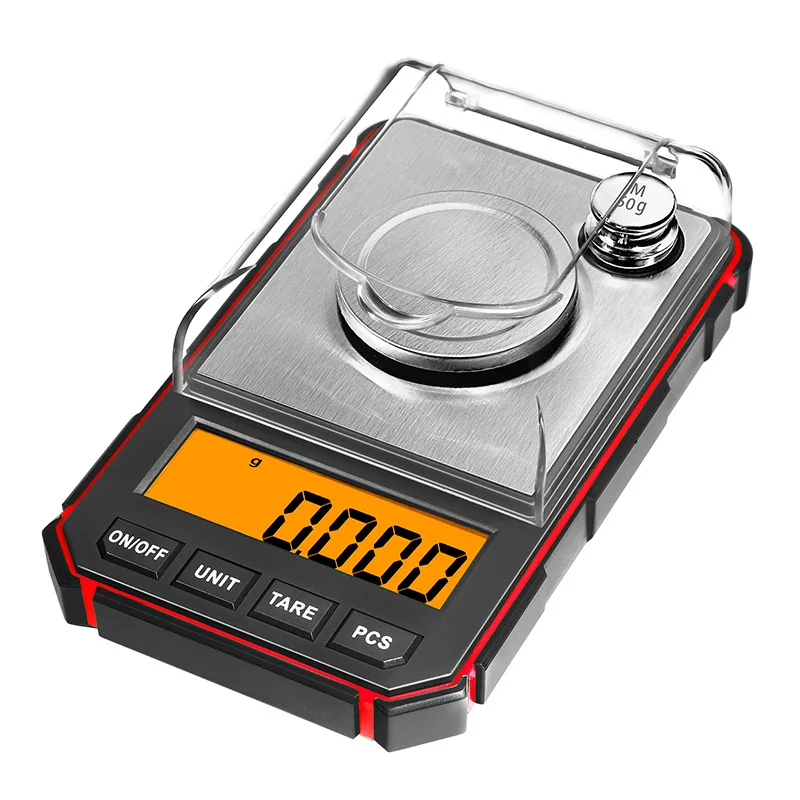 Digital Silvery Jewelry Pocket Scale Measuring Tools  Weight Scale 0.001 Accuracy Electronic Digital Pocket Jewelry Scale