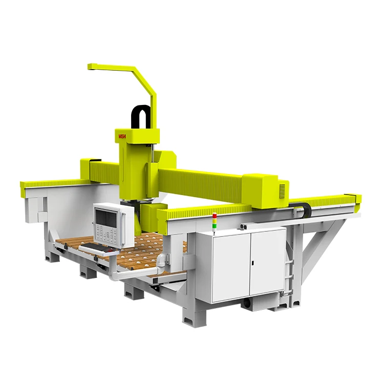 MISHI multi function cnc 5 axis bridge saw machine slab bridge commercial stone  cutting machine
