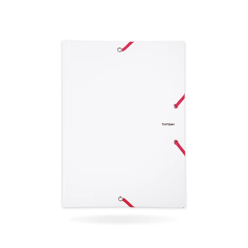 TOPTEAM. Blanco.PP hot selling Elastic Folder file