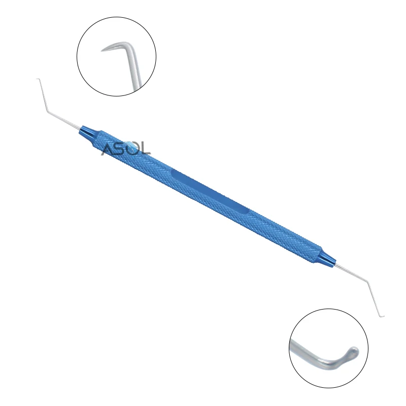 Титановые офтальмологические инструменты, быстрый измельчитель phaco, двухсторонний, используемый для правой руки