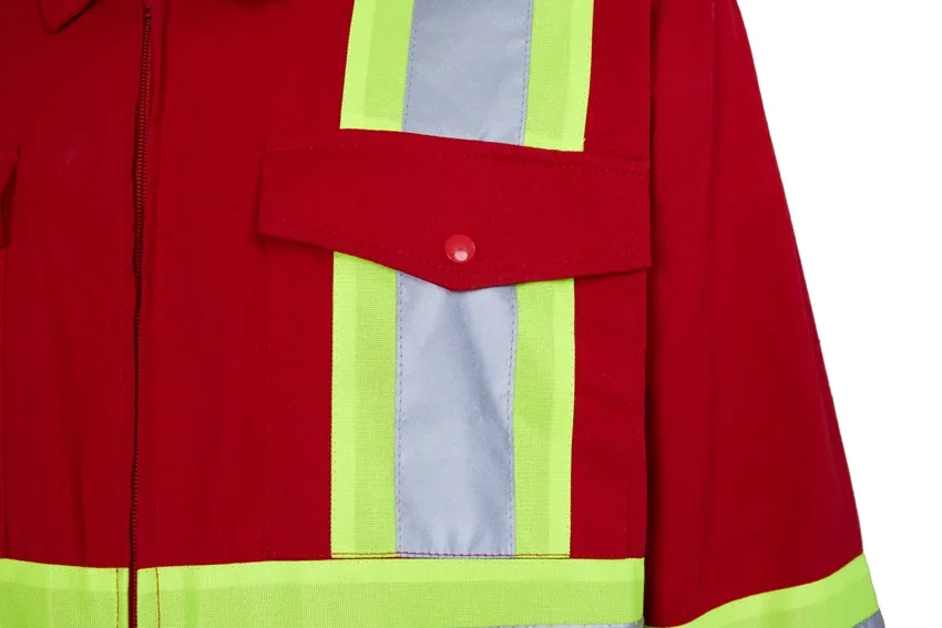 Hi Vis work clothing  coverall   Safety Reflective Cotton Coverall  Safty Working Uniform