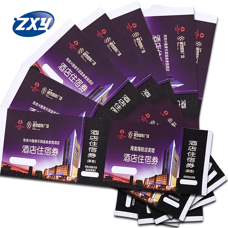  Top quality paper cardboard redemption ticket lottery for
