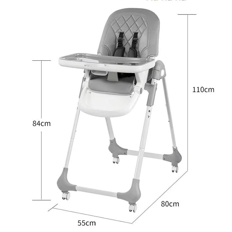 Высококачественный детский обеденный стул, Регулируемый складной многофункциональный детский обеденный стул, детский стул для кормления