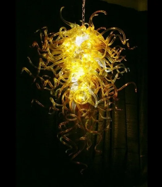 Luxury Blown Glass Chandelier Living Room 110v-240v LED Bulbs Modern Decorative Lighting