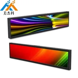 18.5 Inch wall mounted elevator advertiser CMS control digital signage split screen Android wifi Network display