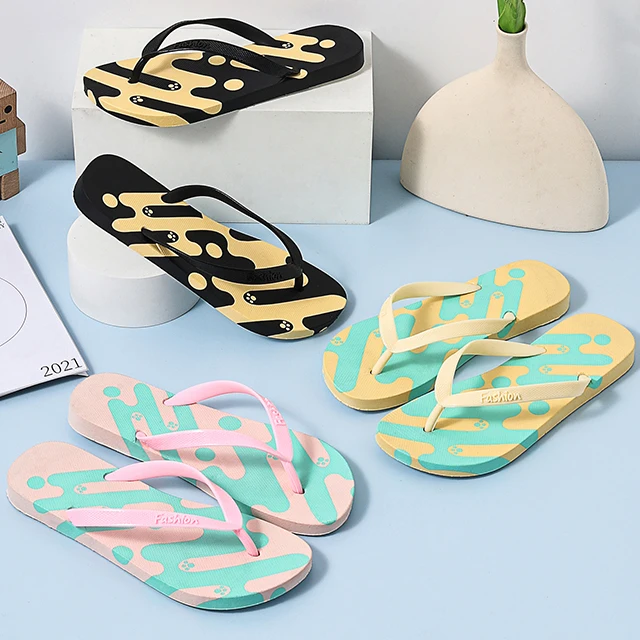 High Quality Flip-flops Slippers Wholesale Factory Price Summer Beach Hard-Wearing Women Shoes Home Wedding Hot Sale Classical