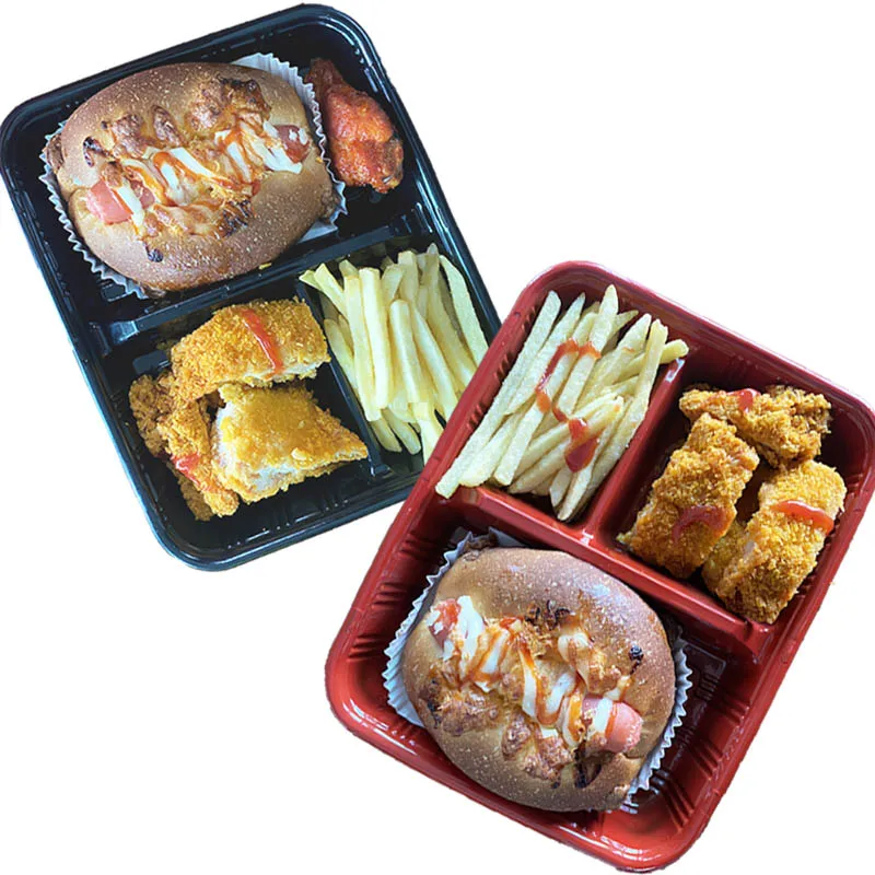 
Microwavable Disposable PP Plastic Food Storage Packaging Tray 