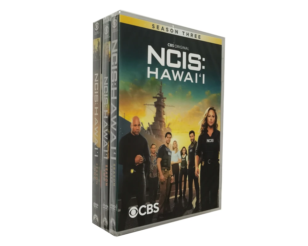 Диск дублирования печати завод dvd коллекции фильмов серии ТВ полный NCIS Hawaii Seasons1-3 15DVD
