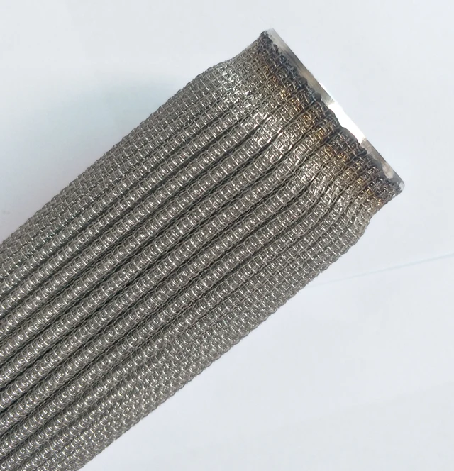 Xinxin High Quality Stainless Steel Backwash Filter Element Ss Sintered Mesh Candle Filter