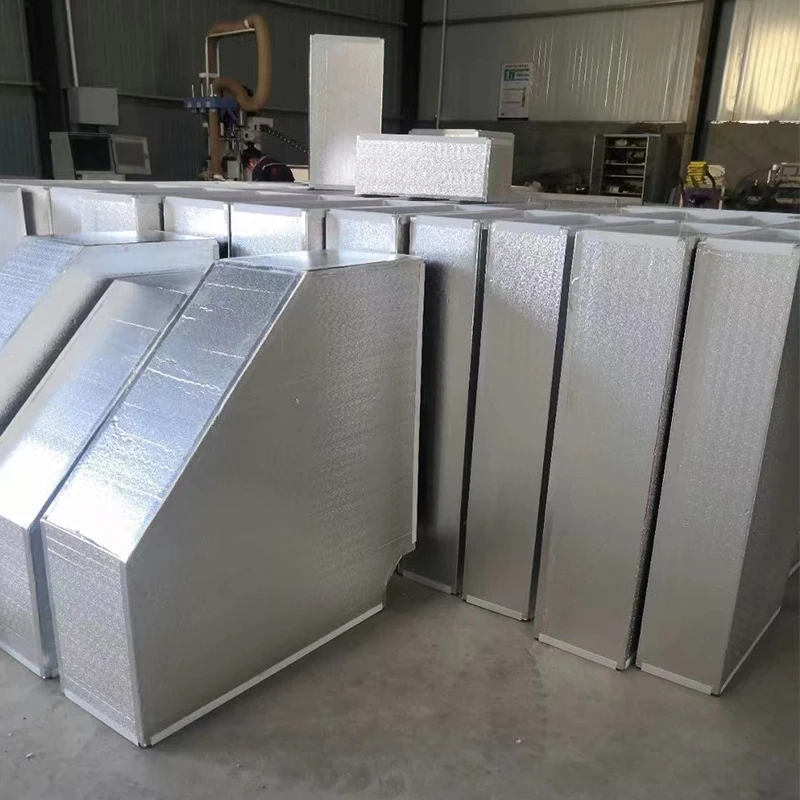 Double-sided aluminum foil insulation composite air duct high temperature resistant central air conditioning phenolic air duct