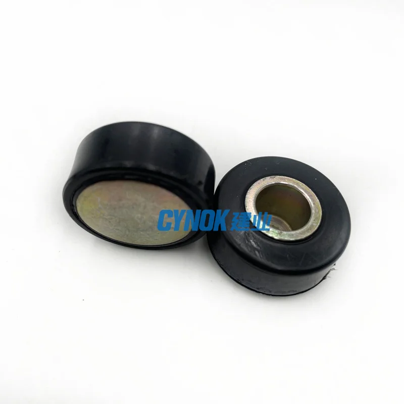 20Y-54-52621 20Y-54-52681 Cabin Roller For PC200-7 PC200-8 Excavator  Black Pulley