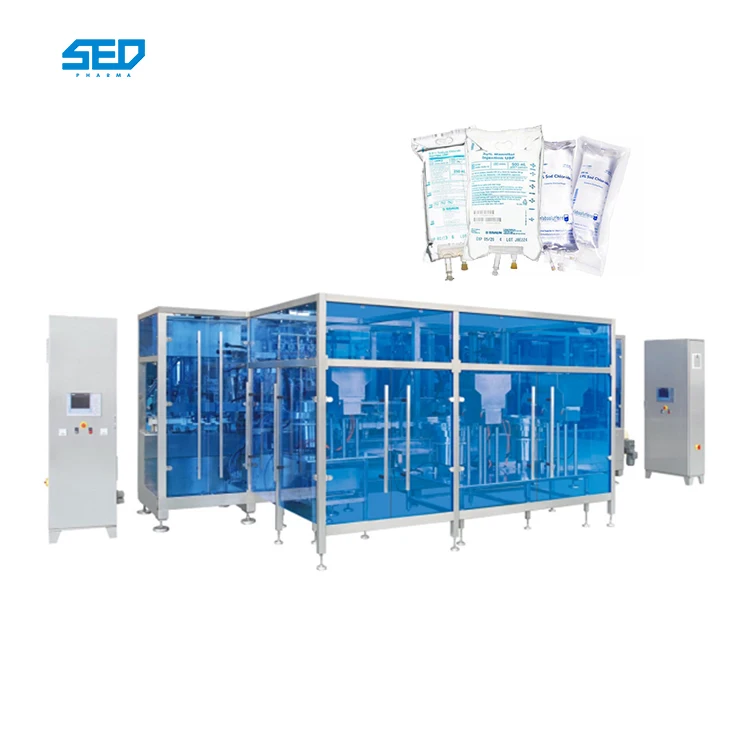 Easy To Operate Pharmaceutical Liquid Antibiotic IV Infusion Bag Filling Machine