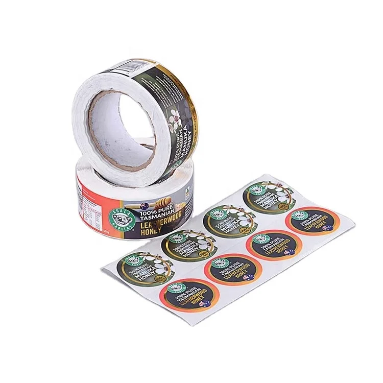 Honey Glass Bottle Labels