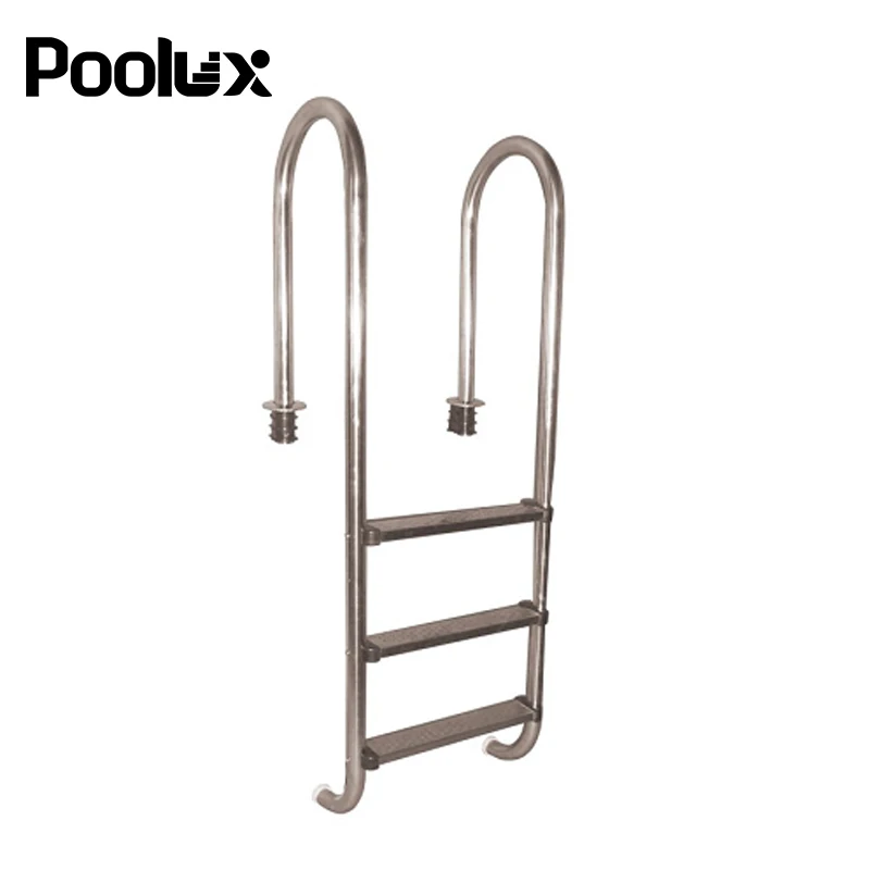Poolux Double thickness Stainless steel pool ladder swimming pool