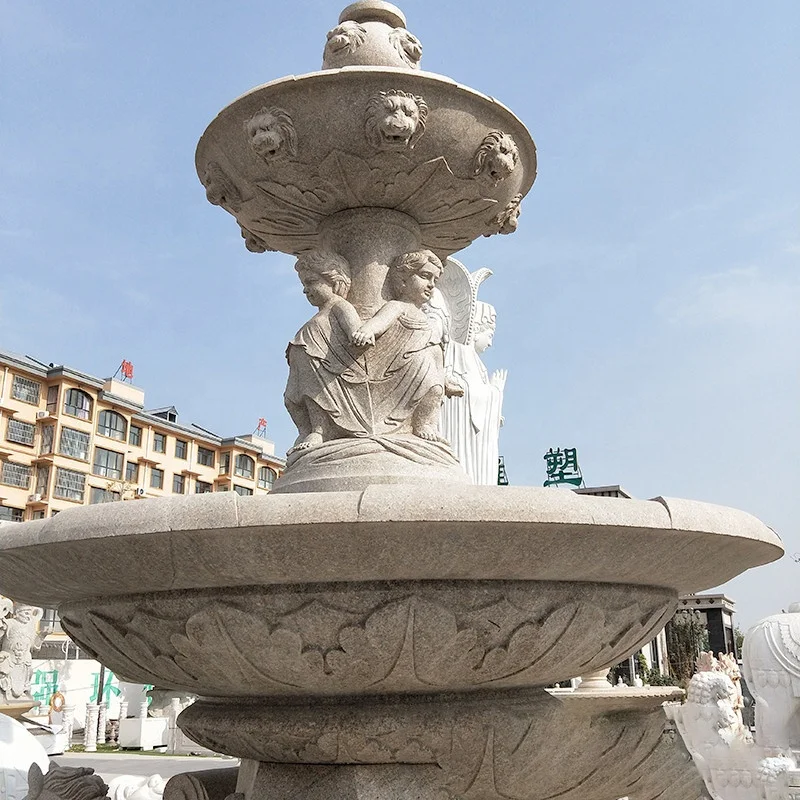 Изготовленная на заказ Белая Мраморная женская Фигурка Статуя для наружного современного фонтана парка сада Вилла ручная резная каменная садовая продукция