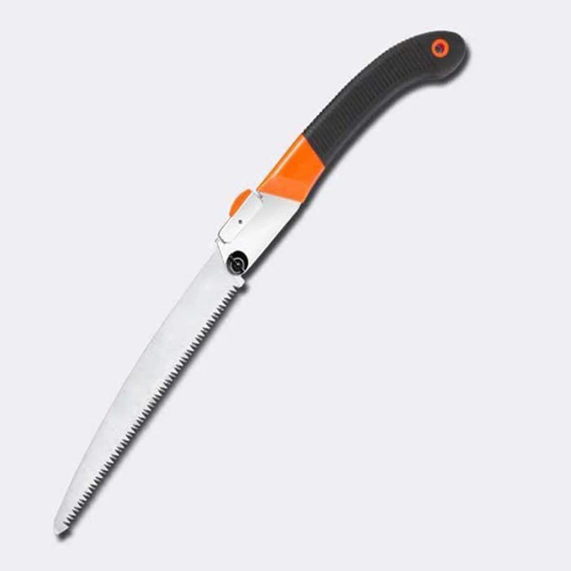 Professional Ultra Smooth Sharp Sawing Long Blade Wood Camping Trimming Hand Saw High Quality SK-5 Steel Folding Pruning Saw