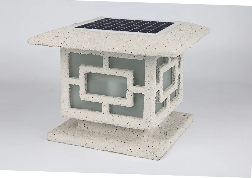 new design multifunctional solar garden light for fence led outdoor energy pillar post bollard light with ce certificate