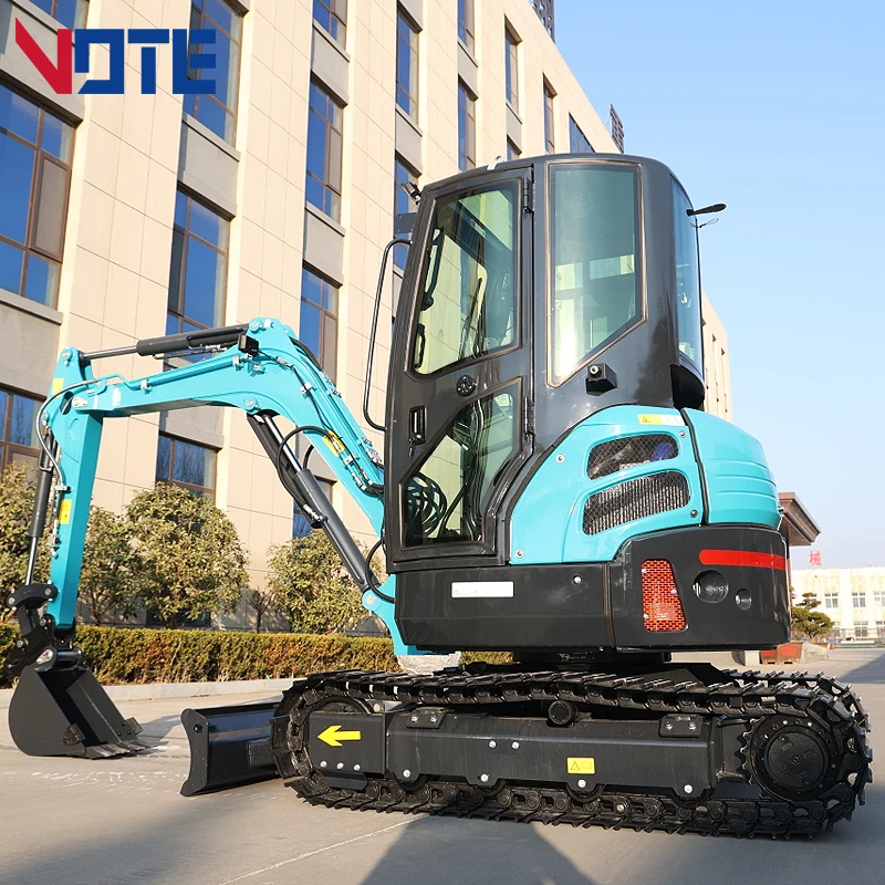 Mini Excavator 3.5 Ton 3 ton EPA Farm New Crawler Digger Compact Mini Bagger Kubota Engine Excavator Machine Price free shipping