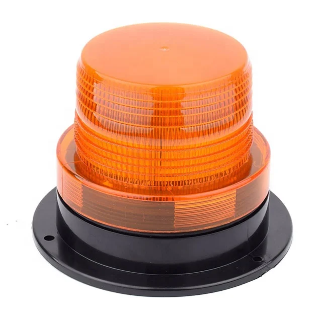LED Emergency Strobe Light Vehicle Roof Safety Hazard Light for 12-80V Forklift Truck Tractor Golf Carts UTV Car Bus