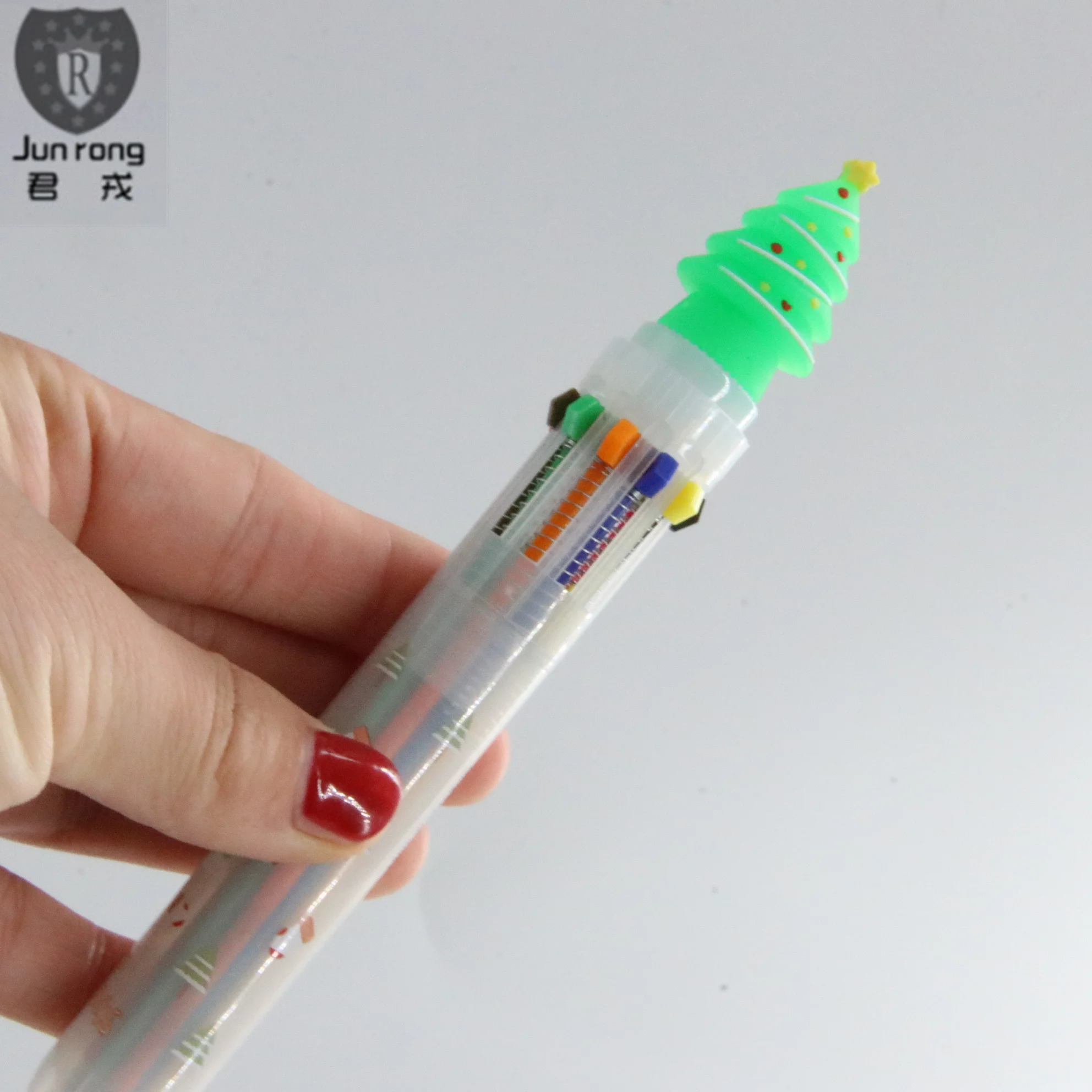plastic animal cartoon ballpoint pens  christmas pen 10 color  pen kawaii canetas Multi color