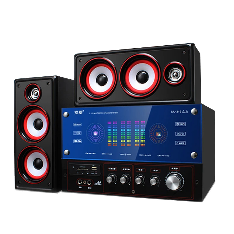 I & I SA-335 Высокое качество HIfi динамик беспроводной BT динамик сабвуфер Поддержка USB TF для просмотра ТВ