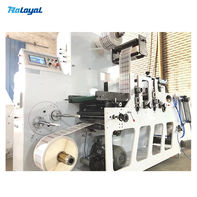 Raloyal  320 mm Automatic  Adhesive Label Sticker 2 units two  Die Cutting Section Rotary Die Cutting Machine
