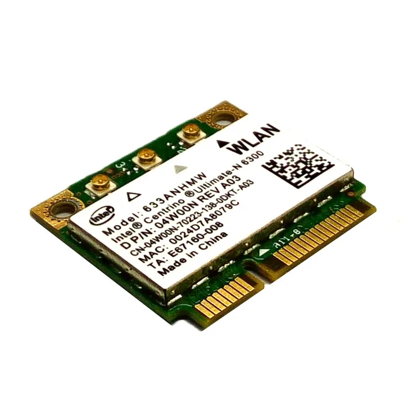6300 633ANHMW 6300AN Centrino Ultimate-N 6300 FRU 60Y3233 WiFi network card For thinkpad Y460 Y560 T420 t430 X230