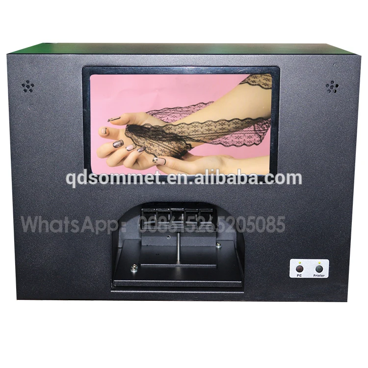 nail art machine digital speaking rose flower printer nail printer  2pcs ink cartridges free