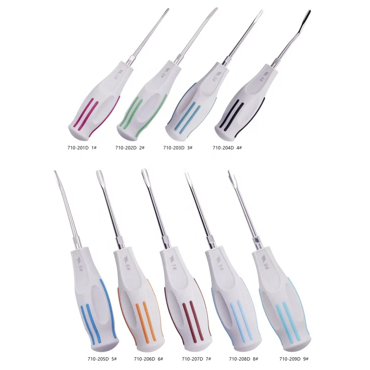 Tiantian Dental Set of 6 Luxating Elevators PDL Precise Dental Surgical Veterinary CE ISO Certified