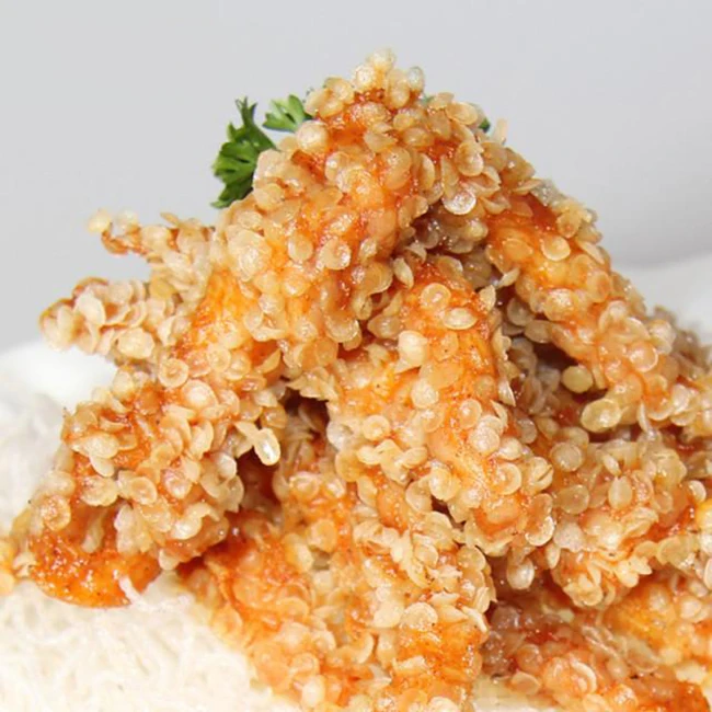Dried Round Shape  Panko Breadcrumbs Yellow Breadcrumbs