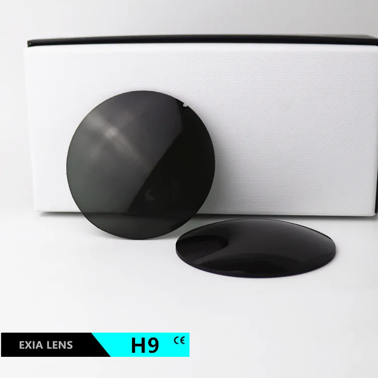 EXIA Lens H9 Sunglasses Lens Green Color UV400 Base Curve 6 Diameter 70mm CR39 Resin
