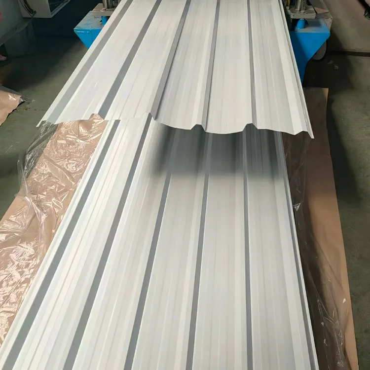 Prepainted PPGI Color Coated Corrugated Iron Roof RAL Colours Roofing Sheets