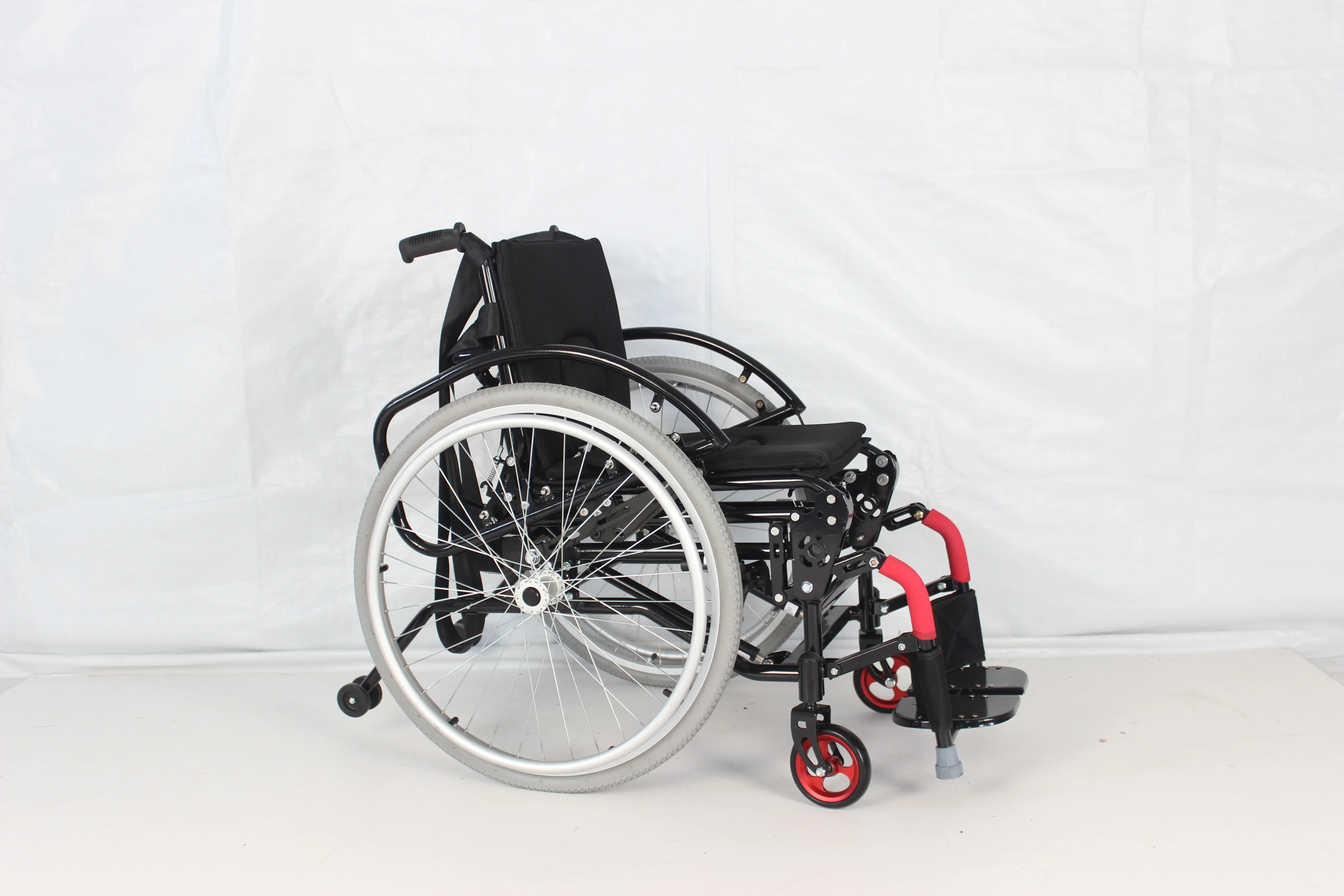 2024 good sell  portable electric wheelchair  manual wheelchair products for the disabled standing wheelchair  factories price