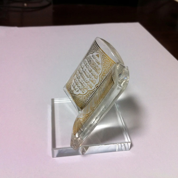 MH-L0363 crystal islamic religious gifts Crystal Coan Islamic Ramadan Gifts Qurans