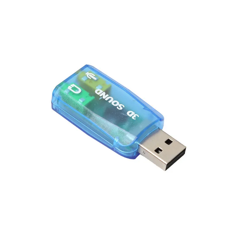 Внешняя звуковая карта USB 5 1 3D стерео компьютер Внешний ноутбук