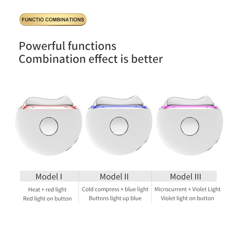 Home Use Beauty Equipment Hot Cooling Anti-Aging Skincare Face Lift Facial Massager Cold Blue Light Therapy Skin Tightening