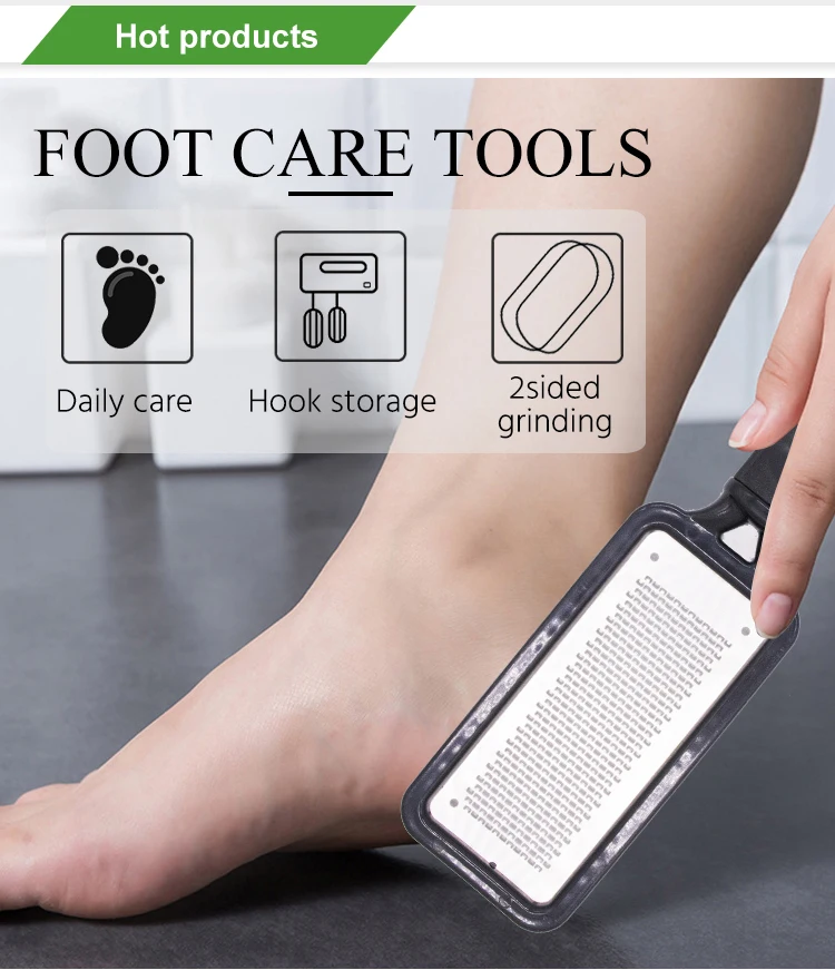 Hot Sale Safety Slide PP Handle Foot File Pedicure Callus Remover