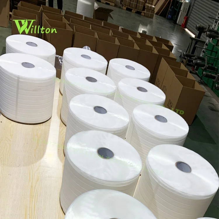 Magic tape roll raw material of baby and adult diaper velcro super soft nylon hook magic tape