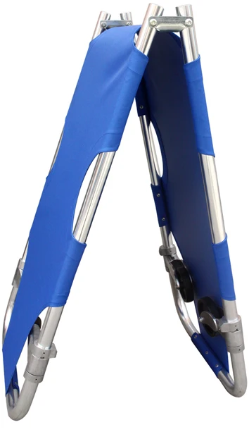 Medical stretcher folding