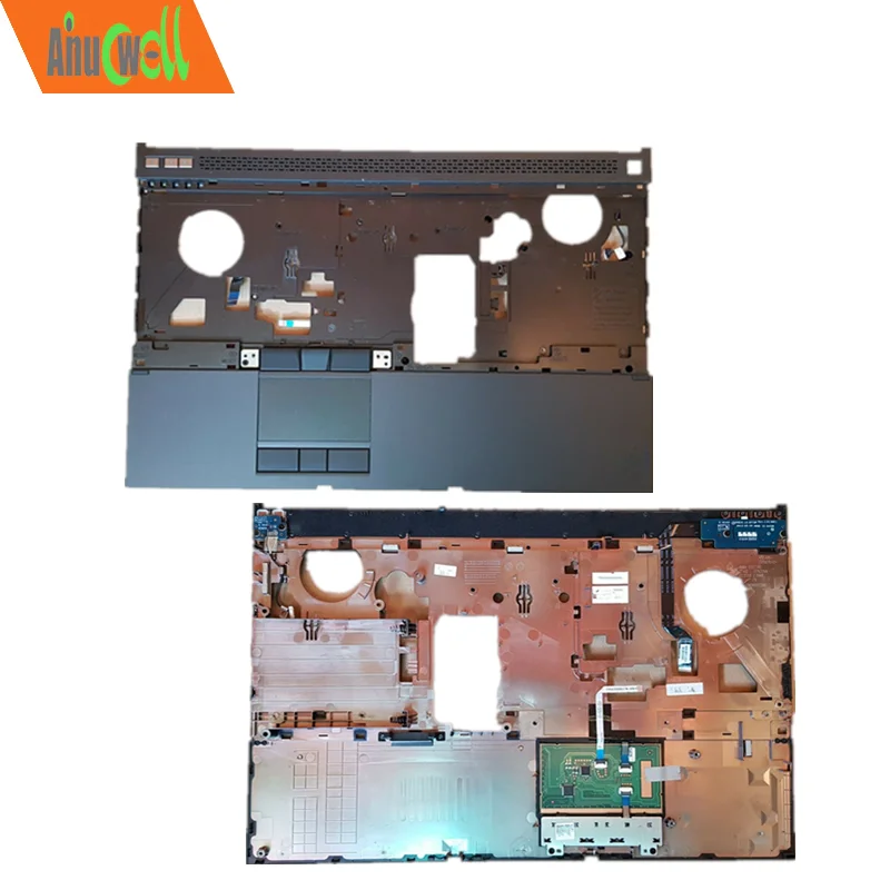 Детали для ноутбука 4600 4700 4800, корпус для ноутбука M4800 15,6 дюйма, крышка для ЖК-дисплея в сборе, нижний корпус для упора для ладони