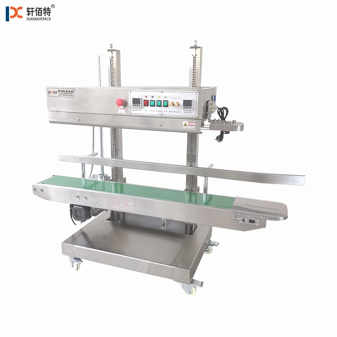 Model CBS1100V Plastic Bag Sealing Machine Vertical Continuous Band Sealer