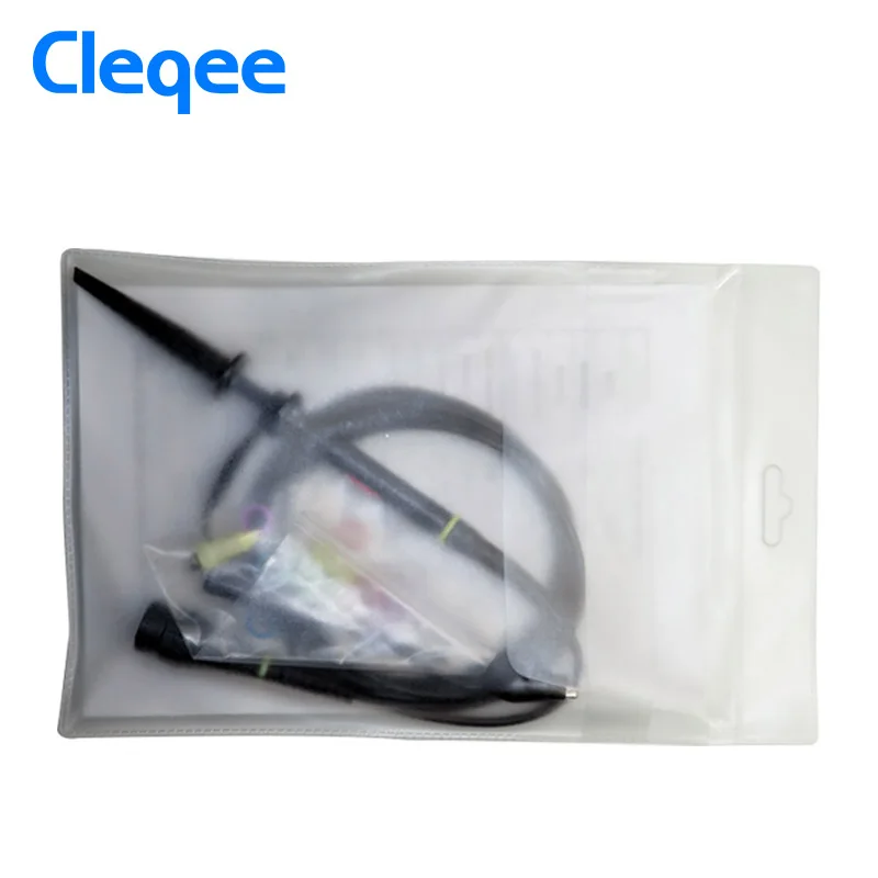 Cleqee-2 P7200 DC-200MHz Scope Clip Probe BNC protective cap 200MHz Oscilloscope Probe X1/X10 Test lead