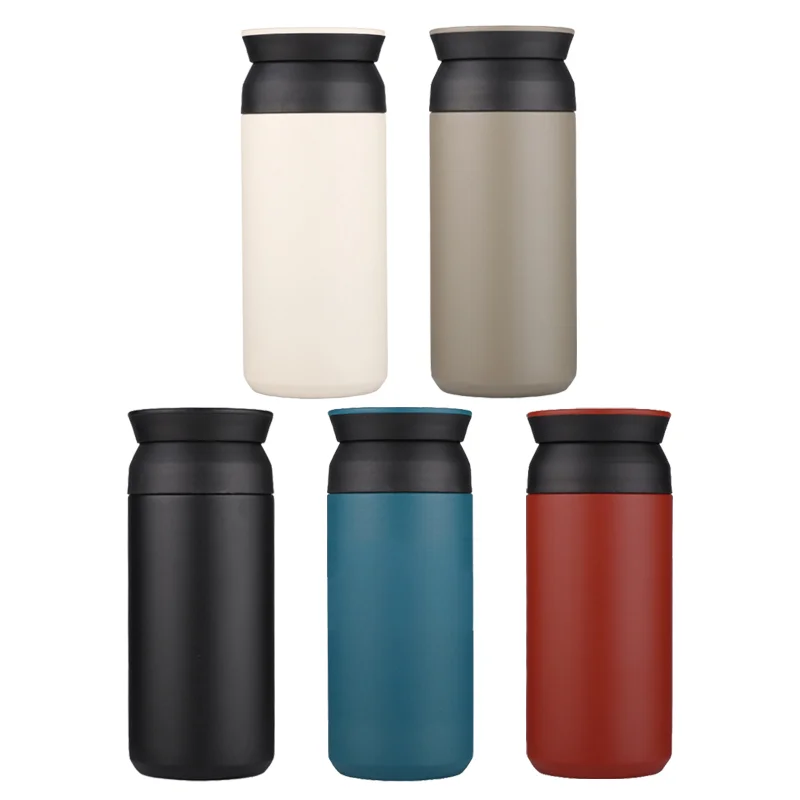 Wide mouth personalized Thermal double wall tea filter stainless steel water bottle