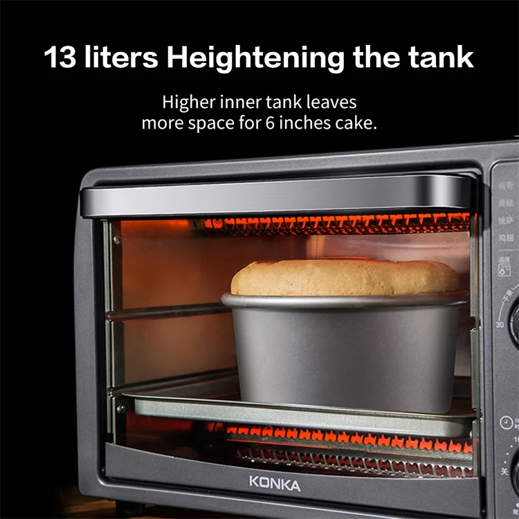Konka  Household Comercial Baking oven Convection Pizza Stove With Tray Bread Deck Electric Chicken Oven