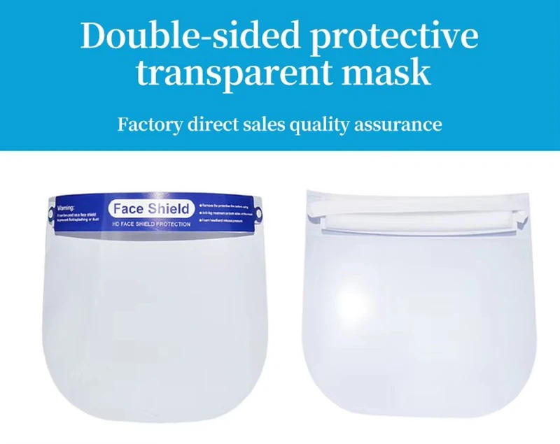 Ready Stock Work Protective Face Shield Transparent Visor Multi-function Adjustable Face Protection Anti-Splash Facial Cover