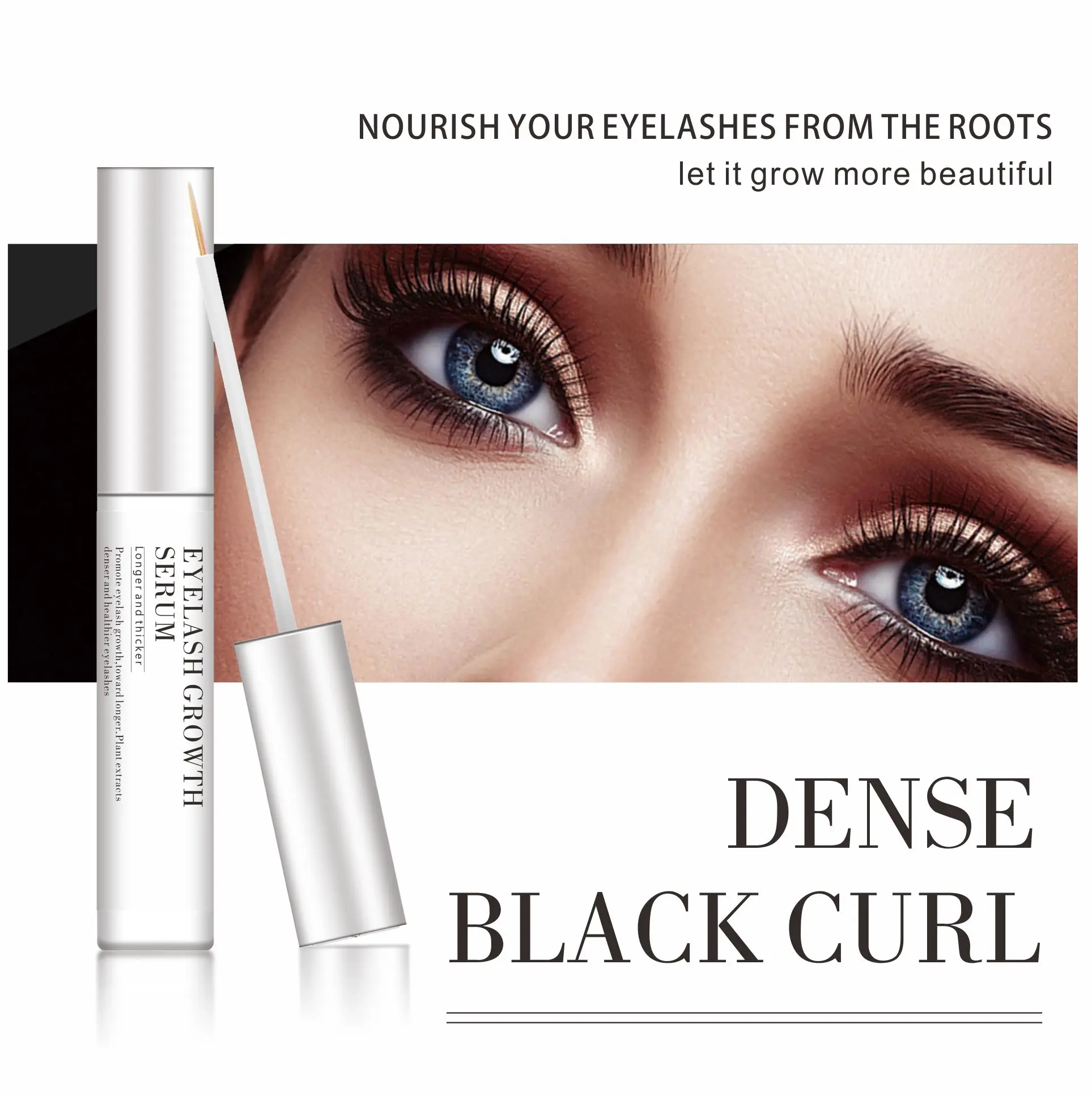 
100% Pure Eyelash Growth Serum- Natural Lash Growth & Eyebrow Enhancer Eyelash Growth Serum OEM 