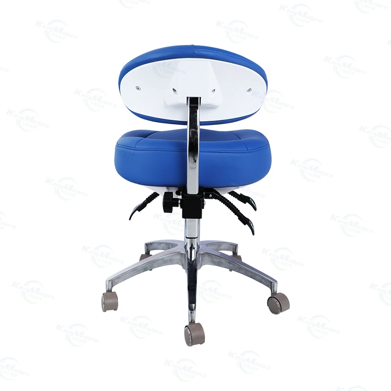 KX2321 New Arrival Ergonomic Saddle Stool Swivel Rolling Saddle Chair Saddle Seat Chair High End Dentist Chair